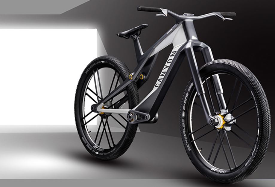 gravity riding with new concept bike