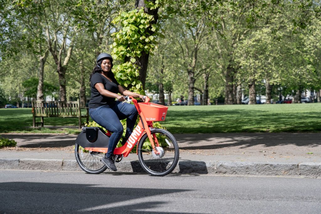 uber jump bikes london