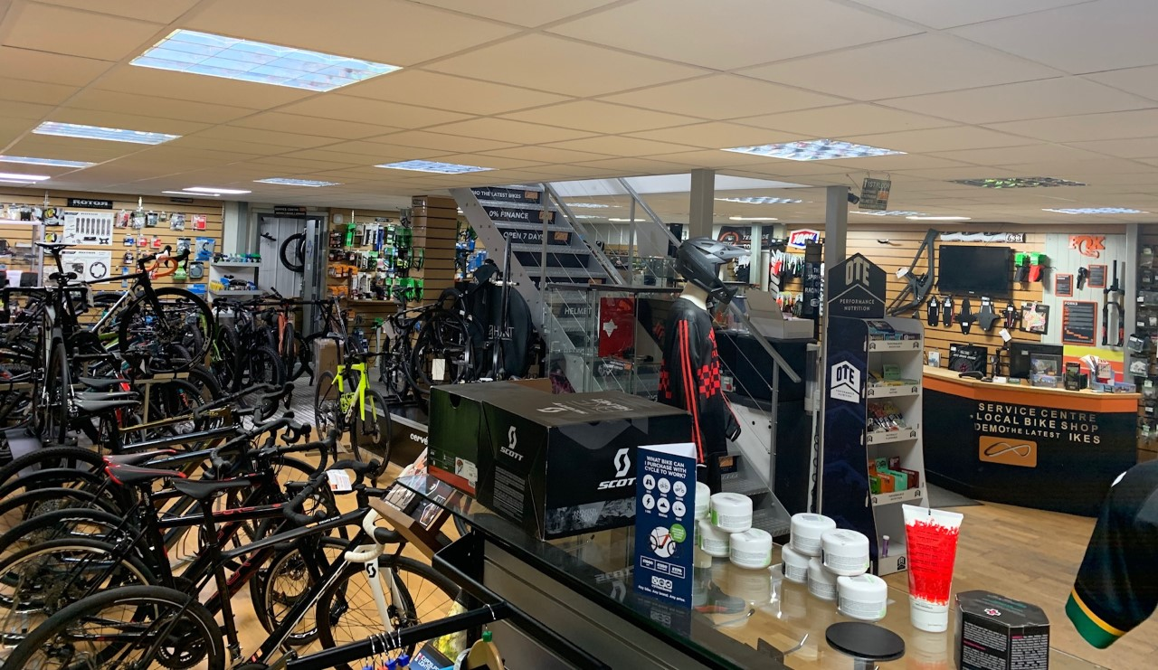 bicycle shop for sale