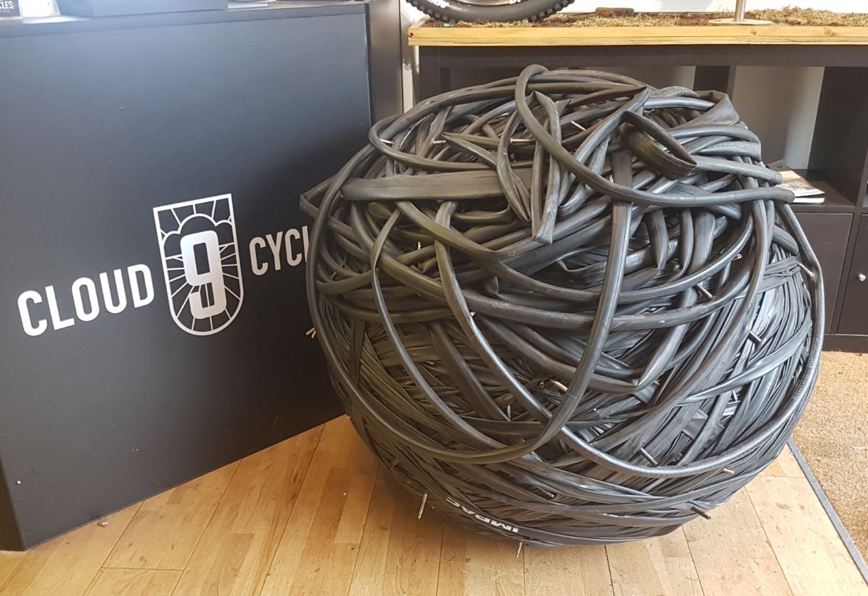 recycling inner tubes