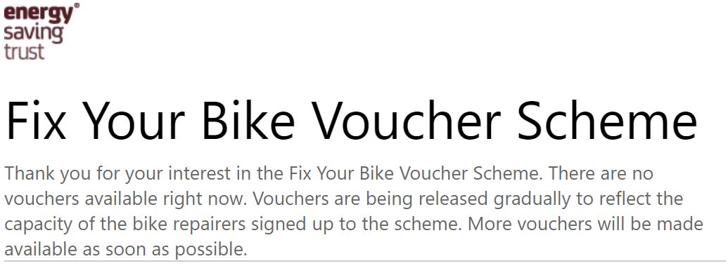 Voucher discount bike repair