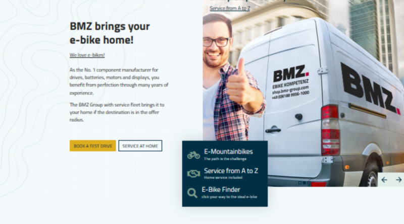 BMZ website homepage