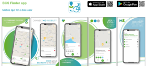 Spelsberg BCS app shown across 5 mobile device screens
