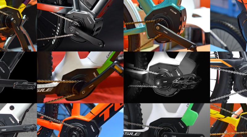 TTium motors in bike frames montage