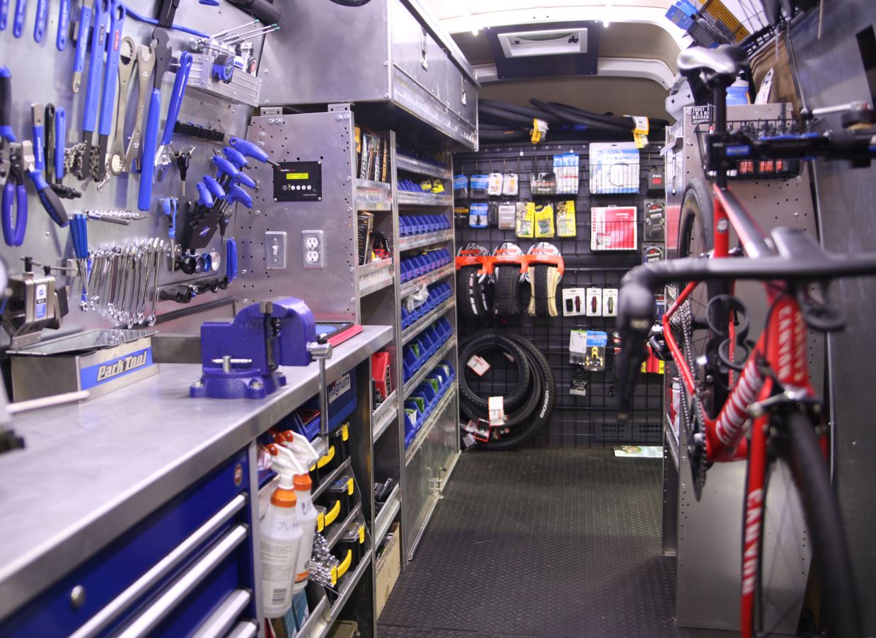 mobile mechanic workshop bike retail