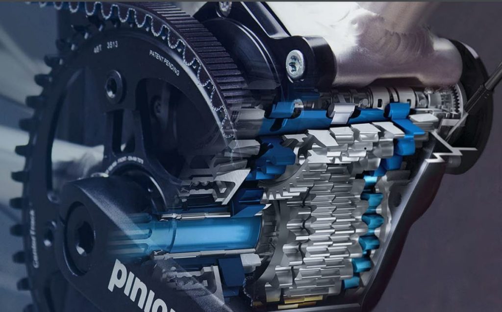 Pinion gearbox adds electronic shifting function, Stromer on board