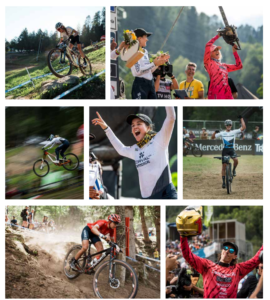 Rider montage of Schwalbe World Cup winners for 2022