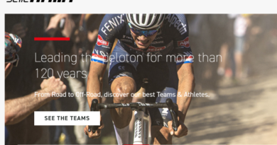 Selle Italia website screenshot with MVP on the Paris-Roubaix cobbles
