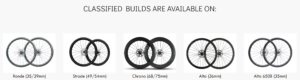 Classifeid X Parcours Wheel build options