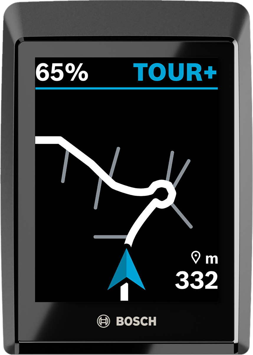 Bosch Kiox 300 nav screen with elevation Market reports for the global  cycling industry