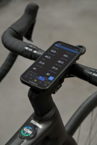 Mavic X-Tend app shown on stem mounted mobile device