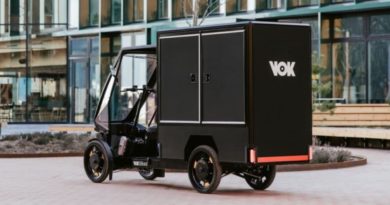 Vok XL parked in urban office environment