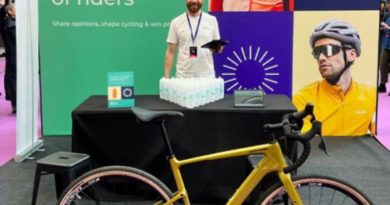 Doug Baker, Chief Strategy Officer at Shift Active Media stood at the Rider Research Hub stand at The Cycle Show