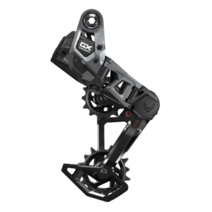 SRAM GX Eagle Rear derailleur featuring repositioned battery and added protection for the battery