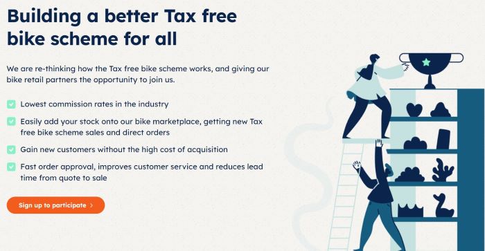 Building a better tax free bike scheme for all text and scheme bullet points