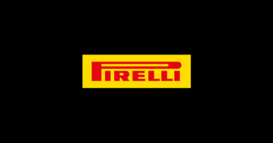 Pirelli logo on black background