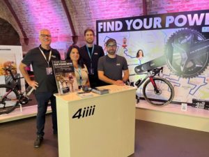 the 4iiii team, along with UK Distributor, stood on the stand at the B&A Collective event