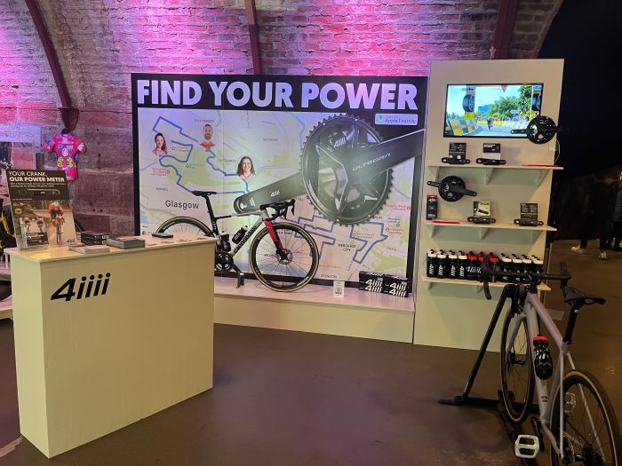 4iiii stand at the Pedal Power B&A Collective event in Glasgow
