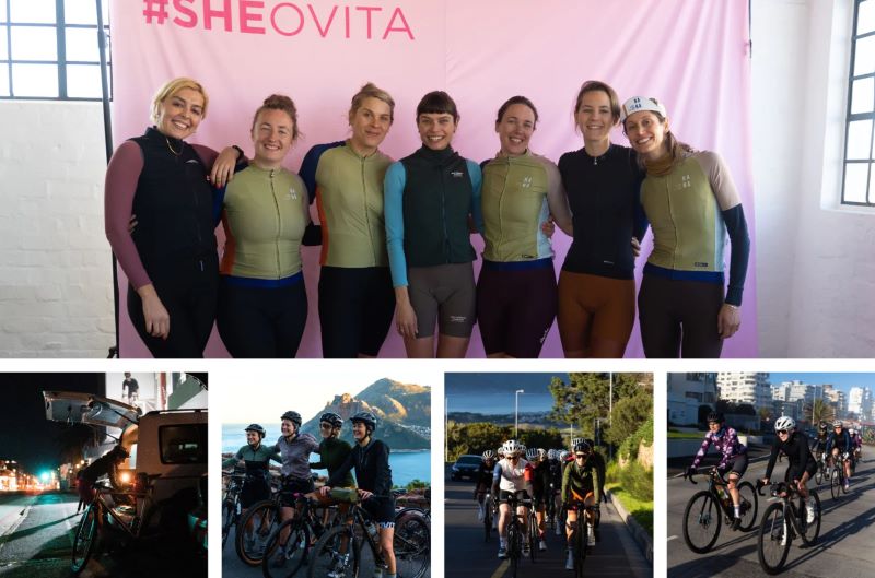 Ciovita women's cycling montage of images