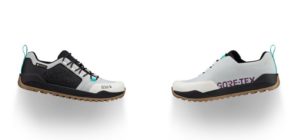 Fizik Ergolace GTX shoes side by side, showing inside and outside of shoe