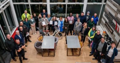 34 people from 19 different local business and educational organisations all of whom participated in the MK Business Cycling Challenge or MK Schools Cycling Challenge, joined by Mayor and Mayoress Mick and Mandy Legg at Madison hosted event